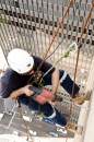 پیچ و رولپلاک  سنگ نما در ارتفاع دسترسی با طناب ROPE ACCESS